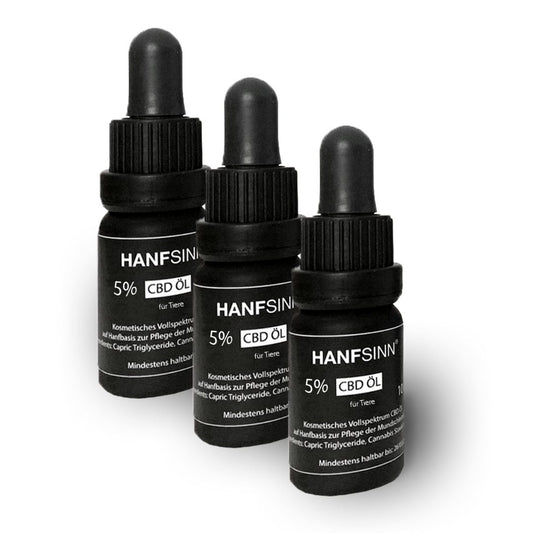 Bundle 3x CBD-Öl für Tiere – Zahle 2, erhalte 3!